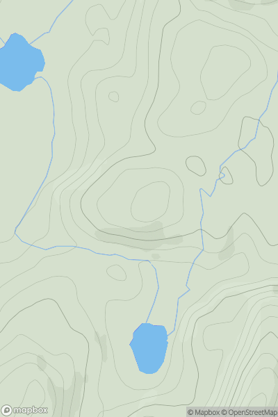 Thumbnail image for Torr an t-Sagairt [Mallaig to Fort William] showing contour plot for surrounding peak